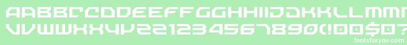 NechaoSharp Font – White Fonts on Green Background