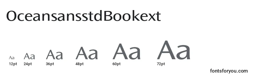 OceansansstdBookext Font Sizes