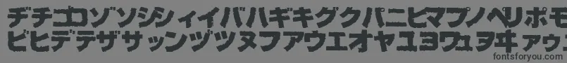 BogBl Font – Black Fonts on Gray Background