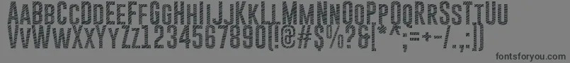 GoboldCuts Font – Black Fonts on Gray Background