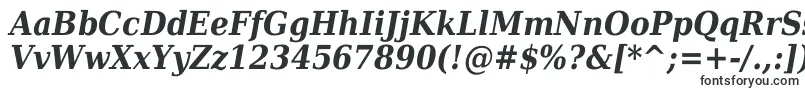Шрифт Dejavuserifcondensed Bolditalic – вертикальные шрифты
