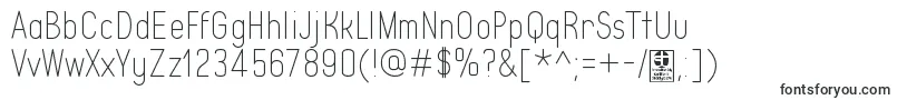 Шрифт TypoQuikThinDemo – типографские шрифты