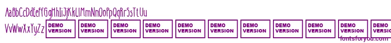 BetterTogetherCondensed Font – Purple Fonts on White Background