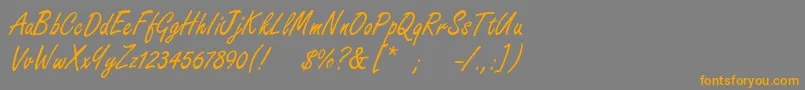 En savoir plus sur la police Freestylescript Police Freestylescript – polices orange sur fond gris