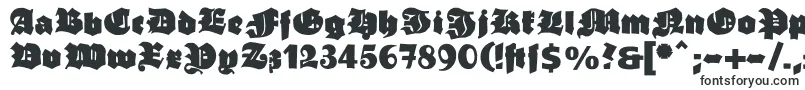 Шрифт Ganzgrobegotisch – шрифты для Adobe Illustrator