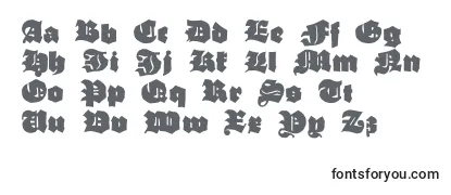 Ganzgrobegotisch Font