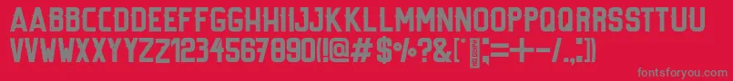 Шрифт StiltRegular – серые шрифты на красном фоне