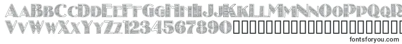 Шрифт Stripescaps – шрифты для КОМПАС-3D
