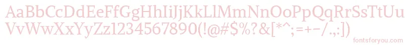 AlikeangularRegular Font – Pink Fonts on White Background