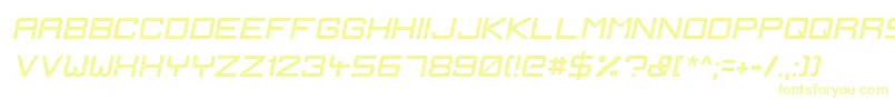 IgnisEtGlaciesSharpItalic Font – Yellow Fonts