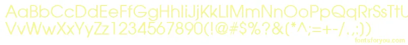 ModerneRegular Font – Yellow Fonts