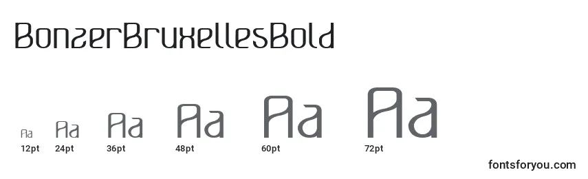 BonzerBruxellesBold Font Sizes