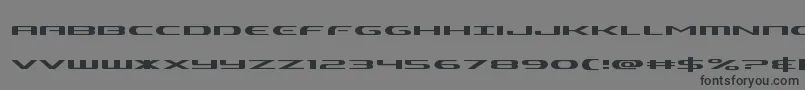 Alphamenexpand Font – Black Fonts on Gray Background