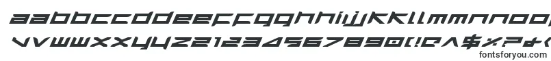 HarrierBoldExpandedItalic-fontti – teollisuusfontit