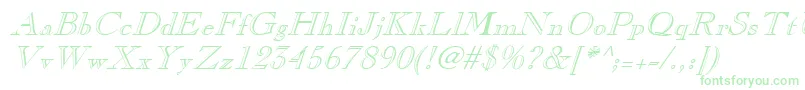 ChopinItalic Font – Green Fonts