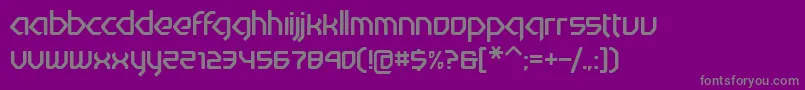 Fonte Nuetrina – fontes cinzas em um fundo violeta