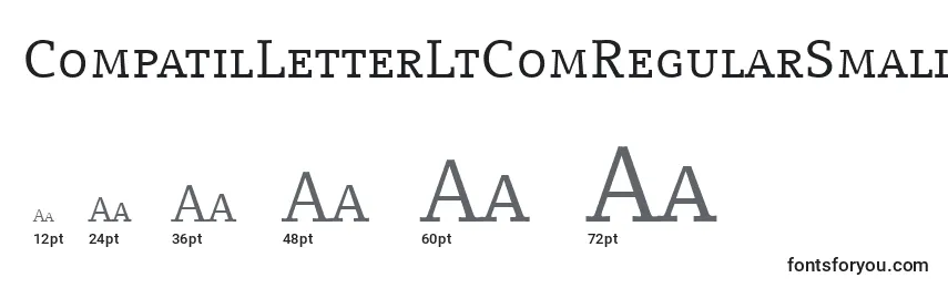 Размеры шрифта CompatilLetterLtComRegularSmallCaps