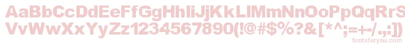 Incite Font – Pink Fonts on White Background