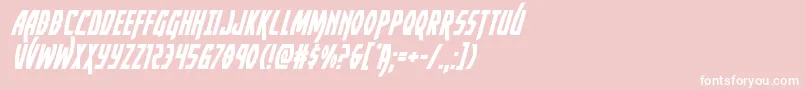 Yankeeclipperital Font – White Fonts on Pink Background
