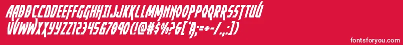 fuente Yankeeclipperital – Fuentes Blancas Sobre Fondo Rojo