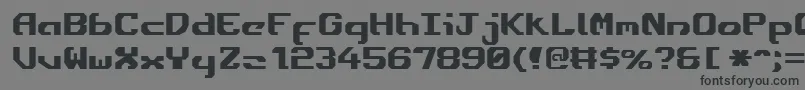 EnsignFlandry Font – Black Fonts on Gray Background