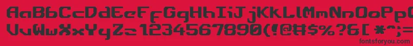 More about EnsignFlandry Font EnsignFlandry Font – Black Fonts on Red Background