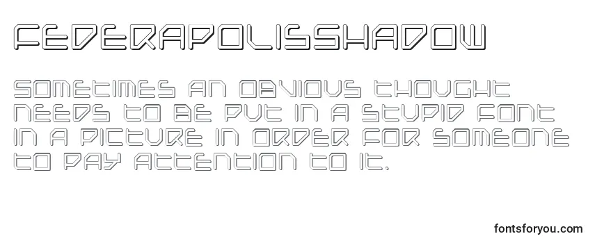 FederapolisShadow Font