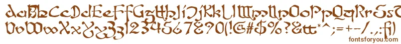 Fanjofey Font – Brown Fonts