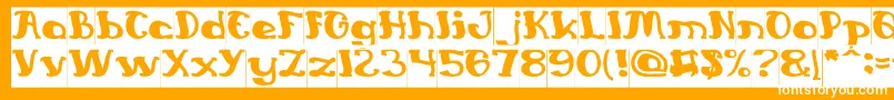 More about EverlastingSongInverse Font EverlastingSongInverse Font – White Fonts on Orange Background