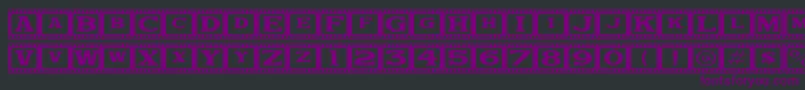 BijouJl Font – Purple Fonts on Black Background