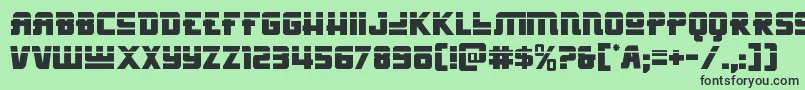 Hongkonghustlelaser Font – Black Fonts on Green Background