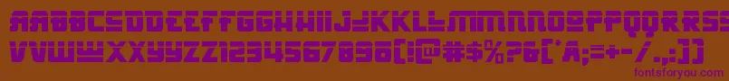 Hongkonghustlelaser Font – Purple Fonts on Brown Background