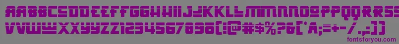 Hongkonghustlelaser Font – Purple Fonts on Gray Background
