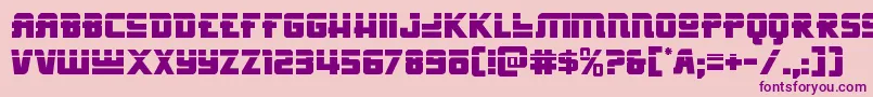 Hongkonghustlelaser Font – Purple Fonts on Pink Background