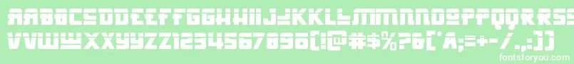 Hongkonghustlelaser Font – White Fonts on Green Background