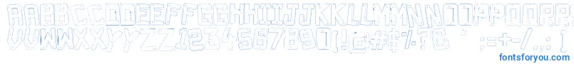 Decade3D Font – Blue Fonts