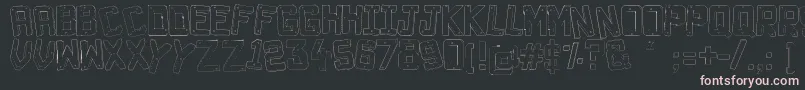 Decade3D Font – Pink Fonts on Black Background