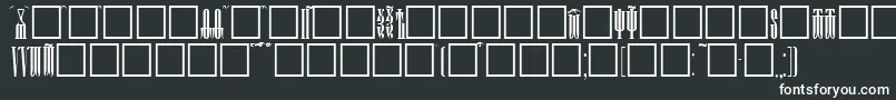 フォントPsl – 白い文字