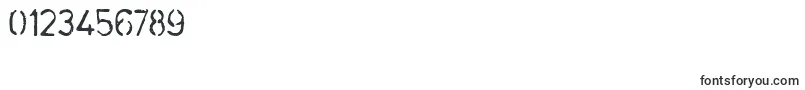 StencilcaseBold-Schriftart – Schriften für Zahlen und Nummern