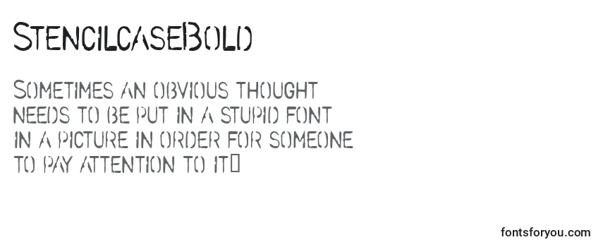 StencilcaseBold Font
