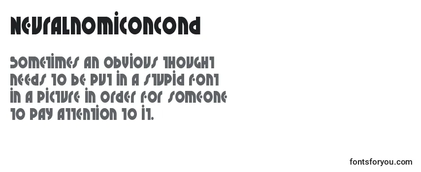 Neuralnomiconcond Font