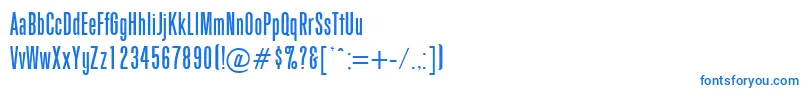 フォントGoodgeRegularDb – 青いフォント