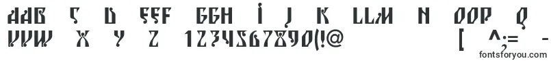 Шрифт Blagovestsixc – религиозные шрифты