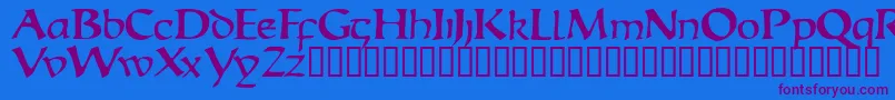 More about Escudedisplayssk Font Escudedisplayssk Font – Purple Fonts on Blue Background