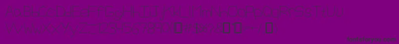 1sthandwrittenrab1drabb1t Font – Black Fonts on Purple Background