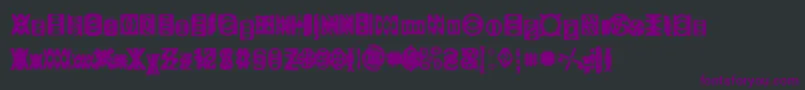 Ritualtwo Font – Purple Fonts on Black Background