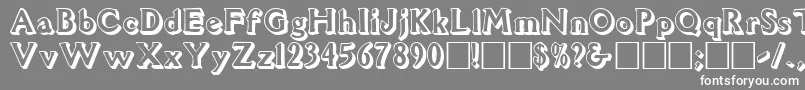 3Davion Font – White Fonts on Gray Background