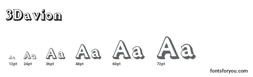 3Davion Font Sizes