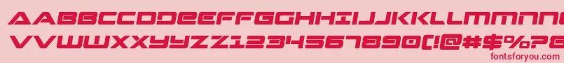 Strikelordsemital Font – Red Fonts on Pink Background