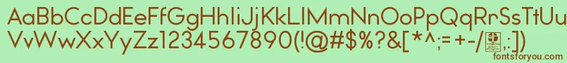 WatchwordRegularDemo Font – Brown Fonts on Green Background